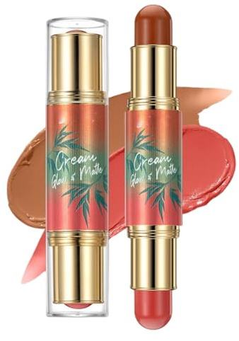 Contouring Stick,Blush Highlighter Stick,Waterproof Contour S-tick That Effortlessly Contours the Face with A Light Touch,Powder Blush,Cream B-lush & Highlighter Bronzer Pen,Bronzer S-tick,02