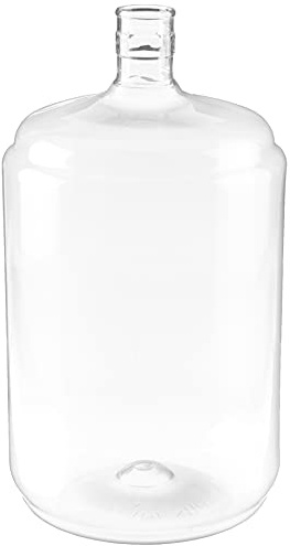 FastRack 5 Gallon Carboy (PET) | Clear Plastic Fermenter & Fermentation Jar | Food Grade BPA-Free Wine Carboy 5 Gallon for Beer Brewing, Wine Making Supplies, Storage & Home Brewing Kit - 1 Pack