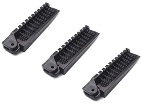 Aeyistry 3 Pcs Portable Travel Hair Comb Brush Foldable Massage Hair Comb Anti-static Hairdressing Tools Set(Black)