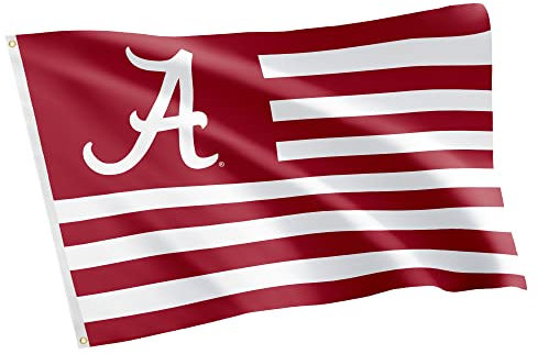 Desert Cactus The University of Alabama Flag Crimson Tide Bama Indoor and Outdoor 100% Polyester Banner 3 x 5 (Nation)