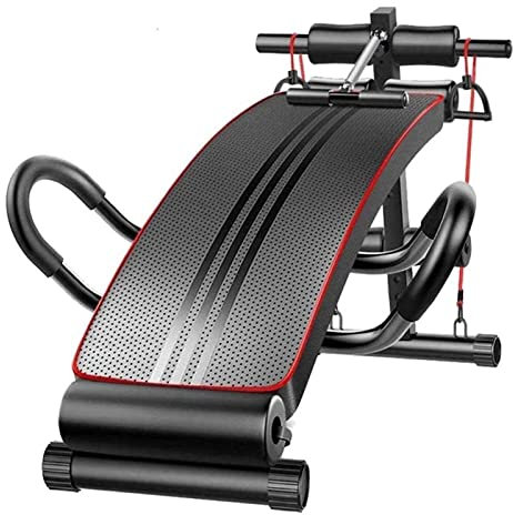 Hantelbank, Hantelbank, Unisex-Erwachsene, Sit-Up-Utility-Bank, verstellbar, faltbar, Workout, Hantelbank mit Armlehne, Fitnessgeräte