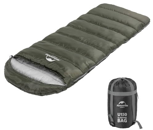 Naturehike Deckenschlafsack - Sleeping Bag, 7°C warmes und kühles Wetter -leicht, Jugendliche und Erwachsene zum Wandern, Rucksackreisen und Campen