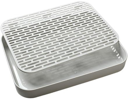 Kaninchentoilette, Hasentoilette, Töpfchentrainer, stabile Hasenbox, Katzentoilette, Haustiertoilette für ausgewachsene Meerschweinchen, Kaninchen, Hamster, Chinchilla, Frettchen