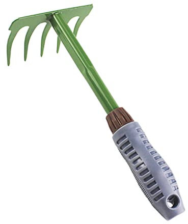 Supvox Garten Metall Rakes Haustier Exkrement Rake Garten Rake Garten Reinigung Rake Green
