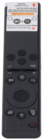 TV Remote Control Replacement for Crystal, QLED, UHD, HDR, 4K, 8K TV (2018-2023 Models), for 01385A 01391A 01385B 01330A 01259E 01312B/H/G/F/M/A