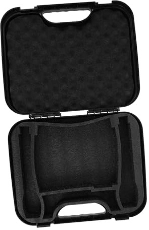 TOYZFRIENDY Estuche para Micrófono con Capacidad Grande, Interior Ajustable y Almacenamiento de Accesorios, Caja de Plástico y Esponja Adecuado para Podcast y Viajes