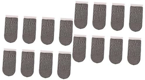 LABRIMP 2 Uppsättningar Delars Spelkontroll Finger Sleeves Svettabsorberande Halkfria Fingerhandskar Med Andningsbara Anti-fingerprint Förbättrar Spelkänsla För Mobilspel 8 St * 2