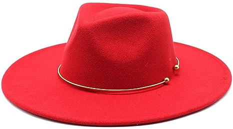 Fedora-hatt i bomullsull | Multicolor 6 7/8-7 1/8 Party Bröllop Kyrka Jazz: Fedora Hattar