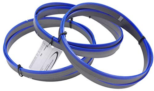 SMI Lot de 3 lames de scie à ruban bi-métal M42 - Dimensions : 2480 x 27 x 0,90 mm - 8/12 dpp - Par exemple pour Optimum, Epple, Holzmann, Bernardo, Thomas