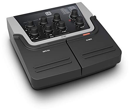 LD Systems FX 300-2-Kanal-Pedal mit 16 digitalen Effekten, schwarz