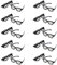 Gafas 3D para televisores de cine 3D, 20 pares