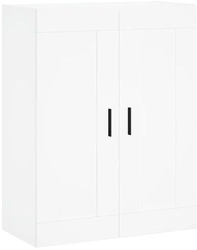 vidaXL Mobile a Parete Bianco 69,5x34,90 cm in Legno Multistrato