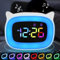 Aicharynic Sveglia digitale per bambini, sveglia per bambini, sveglia con luce, sveglia per bambini, sveglia con funzione snooze con luce notturna, 18 suonerie, modalità snooze 12/24