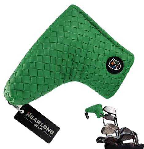 Uozonit Housse de Putter de Golf, Housse de tête de Putter de Golf,Putter Mallet Golf Putter Couvre-Chef | Accessoires de Golf avec couvercles de Putter à maillet à Fermeture magnétique, adaptés