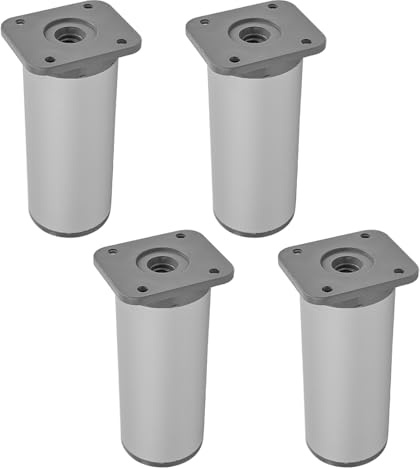 Hsthe Sea Lot de 4 Pieds d'armoire réglables en Hauteur, Pieds de Table réglables en Alliage d'aluminium pour Meubles de Cuisine et canapé