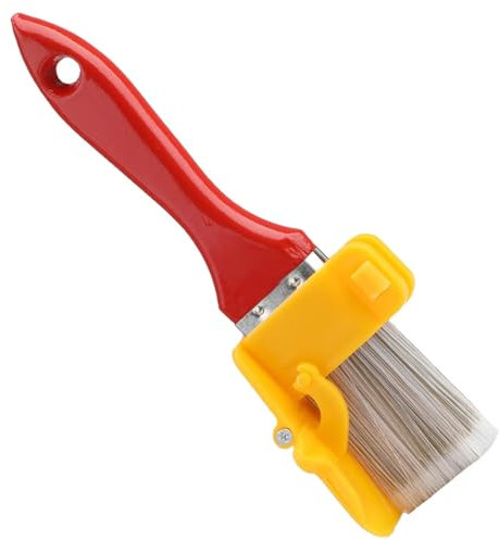 Generic Paint Edger Cutting in Tools for Painting, Nylon, Red + Yellow, 20*4cm, 20 centimeters, Home Office Room Wall Ceiling Edges Detail Trim