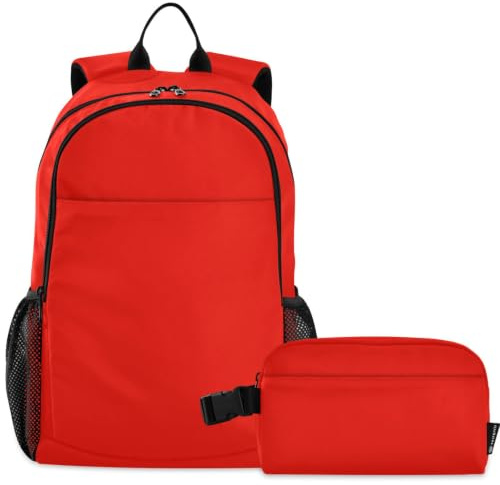 GuoChe skolryggsäck med lunchväska barn bokväska laptop dagväska | Riddare templar kors