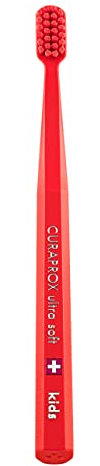 Curaprox CS Kids Zahnbürste – Für Kinder Von 4–12 Jahren | Ultrasanfte Und Schonende Reinigung | 5.500 Curen®-filamente | Fäulnis | Einzelpackung