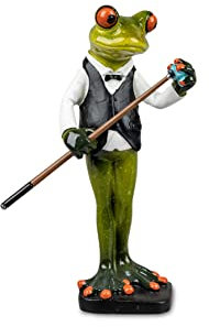 formano wunderschöne Sammlerfigur Billardspieler,Froschhausen handbemalt