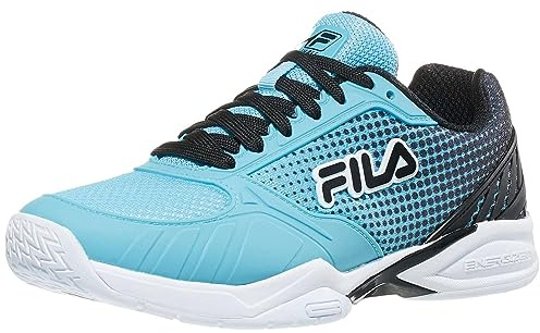 Fila Volley Zone Chaussures de pickleball tie dye pour femme Rose brillant/blanc/argenté métallique