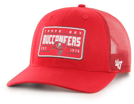 '47 Tampa Bay Buccaneers NFL Hardline Trucker RF Unisex Baseballkappe - Rot