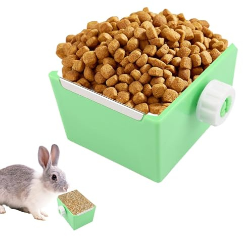 Gamelle à nourriture pour lapin – Gamelle à eau pour petits animaux – Gamelle pour petits animaux de compagnie pour hamsters syriens nains, gerbilles, souris, dégus ou autres animaux de compagnie