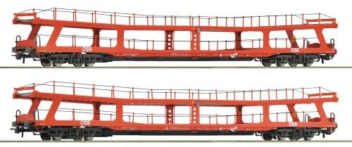 Roco 6600105 H0 2er Set Autotransportwagen DDm, ÖBB, Ep. VI