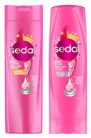 SEDAL Ceramidas - Shampoo 400ml y Tratamiento Acondicionador 350ml 2 pack