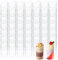 Matana - 100 Mini Coppe Trasparenti Angolate in Plastica Multiuso per Dessert, Ideali per Cheesecake, Parfait, Budini, Mousse, Riutilizzabili - 70 ml