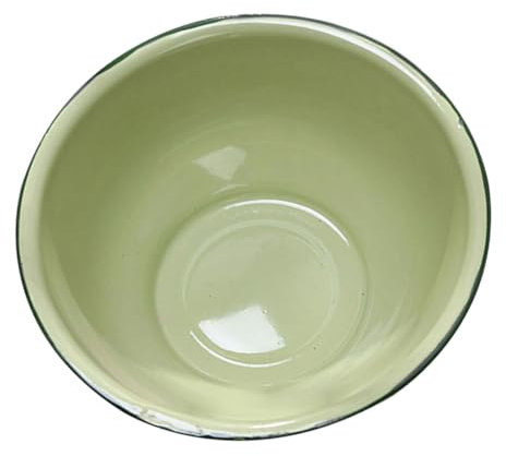 Ciieeo Vintage Enamel Bowl Thick Deep Mixing Basin for Serving Salad Retro Design Food Storage for Home Decor Versatile Enamel Wash Bowl for Noodles and More