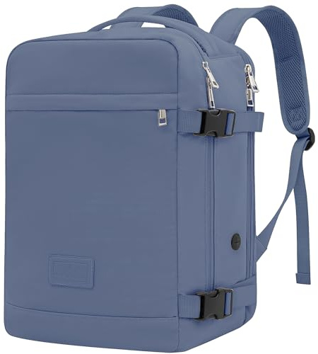 xlodea Mochila Viaje Cabina Avion 40x30x20 para Ryanair Maleta Bolsas de Cabina Mochila De Viaje con Bolsillo Antirrobo Travel Backpack Equipaje de Mano