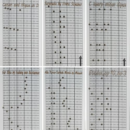 falado Paper Strip with Songs for 30 Note Hand Crank Music Box