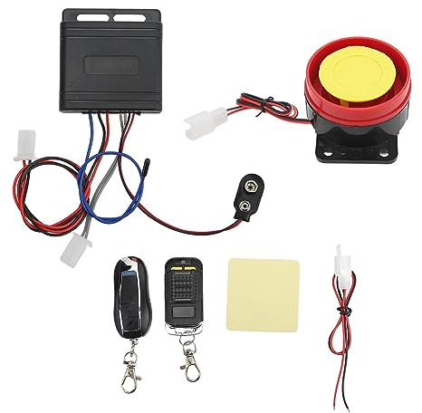 Stylebest de Alarma para Motocicleta, Vibración Inalámbrica de Alta Sensibilidad, Antirrobo para Scooter, Bicicleta, Material ABS Universal