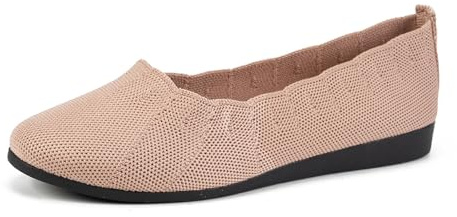 Bailarinas sin Cordones para Mujer, Zapatillas de Punto Antideslizantes, cómodas, Transpirables, Deportivas de Verano, Zapatos cómodos, Ideales para Tiempo Libre y Playa_2