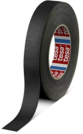 tesa band 4541 | flexibelt, rivfast, obelagt vävband | 145 mesh, längd: 50 m, flera färger och bredd (15 mm, svart)