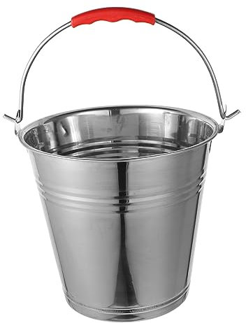 PRETYZOOM Cubo para Barbacoa De Hierro Cenicero Metálico para Chimenea Recipiente para Carbon De Exterior Suministros Hogar