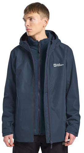 Jack Wolfskin Herren Taubenberg 3in1 Jkt M, Midnight Sky, XXL EU