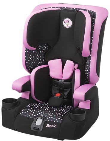Disney Baby MagicSquad 3-in-1 Harnessed Booster Car Seat, Minnie Dot Party