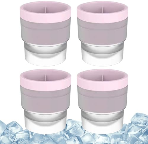 Ball Cube Mold | Palla da whisky impermeabile | Silicone Round Mould for Wine Drink Cocktail Barbecue Home Hiking Holiday Beach Kitchen Christmas Halloween Gathering Party Birthday Picnic