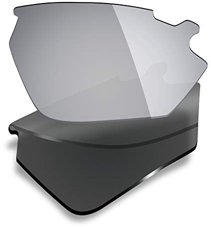 Mryok Ersatzgläser für Rudy Project Stratofly - Options, Silber (Polarisiert – Silber Titan), Einheitsgröße