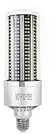 Lámpara LED de maíz de 150 W, 120 W, 100 W, 80 W, bombilla de repuesto E40, lámpara de sodio de metal, Nature White 4000k, 100W E27 AC100-240V