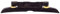 Unxuey 4.53'' Adjustable Compensated Mandolin Strings Bridge Ebony for Archtop Mandolins
