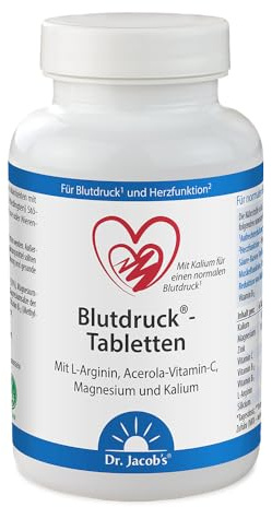 Dr. Jacob's Blutdruck Tabletten I für normalen Blutdruck, Herz & Gefäße*