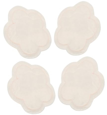 NULYLU 2paires Coussins Allaitement Lavables Et Réutilisables De Coussinets Anti-fuites Forme De Fleur Confortables Et Respirants Pour Mamans
