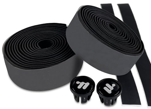 LUMITERRA Respirant EVA Ruban de Guidon de Cyclisme, 200 cm Guidon Antidérapant et Absorbant les Choc, Guidoline Unisexe, Léger, Confortable, Aspect pour Vélos de Route et Cyclisme Urbain