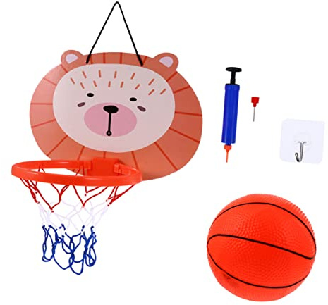 Kisangel Hängande Basketställ med Mini Basket för och Barnrum Hållbar och Installera Inomhus och För Barns Motoriska Färdigheter och Koordination Slumpmässig Färg Slumpmässig Färg