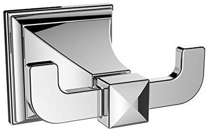 Speakman SA-2306 Rainier Double Robe Hook for Convenient and Stylish Bathroom Décor, Polished Chrome
