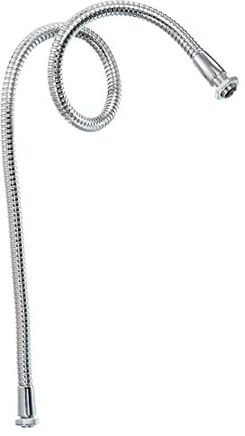 PATIKIL Schwanenhals-Mikrofon, 19,7 Zoll, M10/M8-Gewinde, 8 mm Metall-Universalschlauch, flexibler Arm, Schwanenhals-Verlängerung für Multifunktions-Heimwerker, Silber Farbton