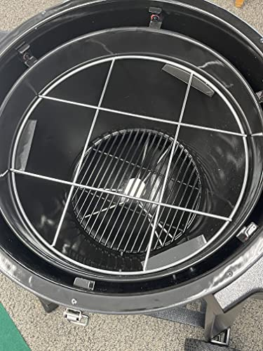 Trivet for Kamado Grills- Chrome Plated Steel - Fits Rodeo Deluxe Steel Kamado Grills