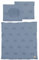 roba Bettwäsche für Babys, 2-teilig, Bettbezug 80 x 80 cm + Kissenbezug 40 x 35 cm, Oeko-Tex® und GOTS Zertifiziert, Mondblau